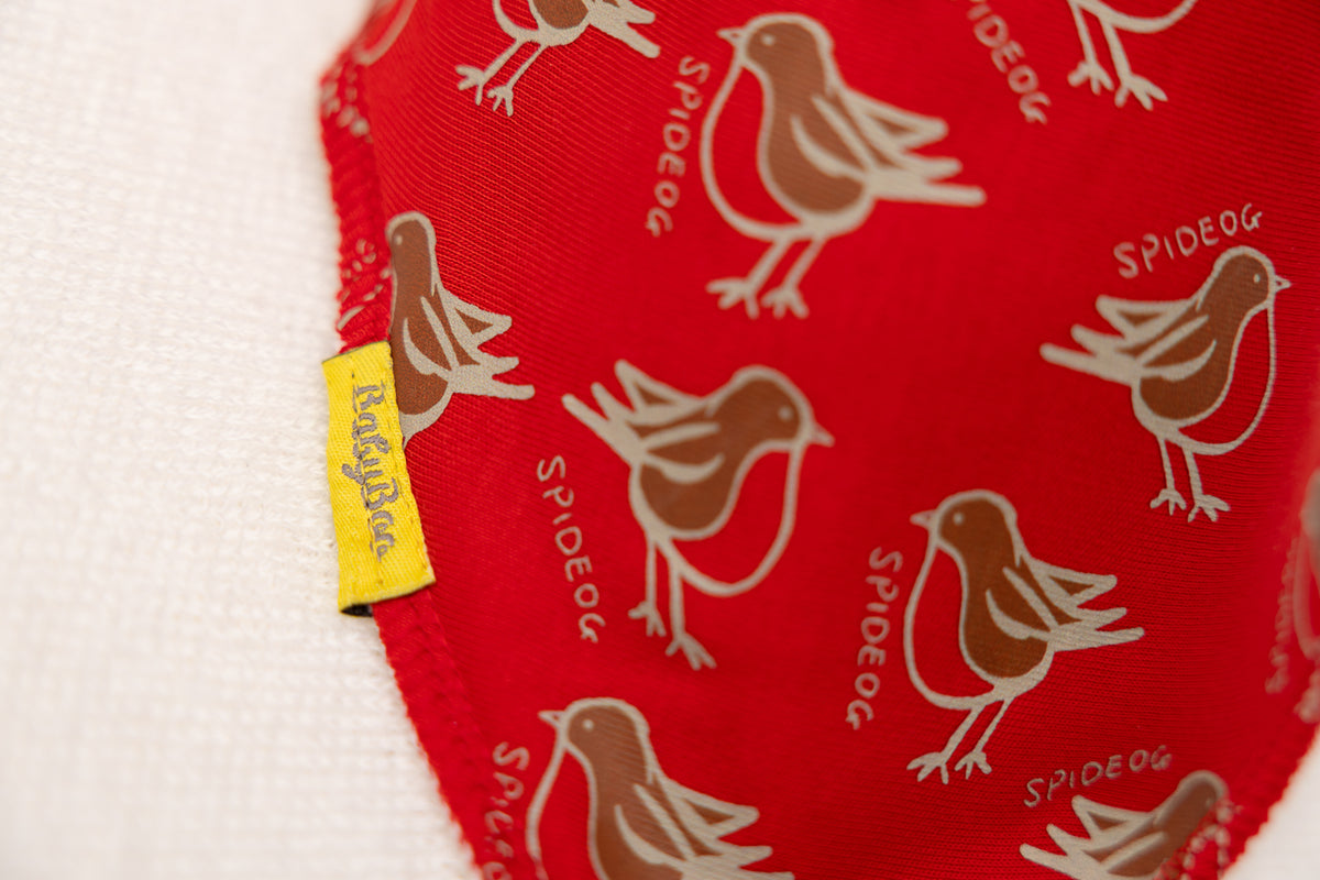 Spideog organic cotton DribbleBoo bandana bib
