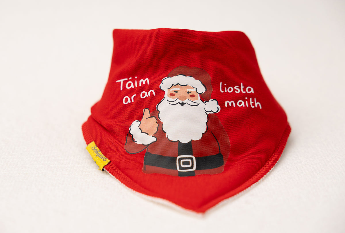 Líosta Maith organic cotton DribbleBoo bandana bib
