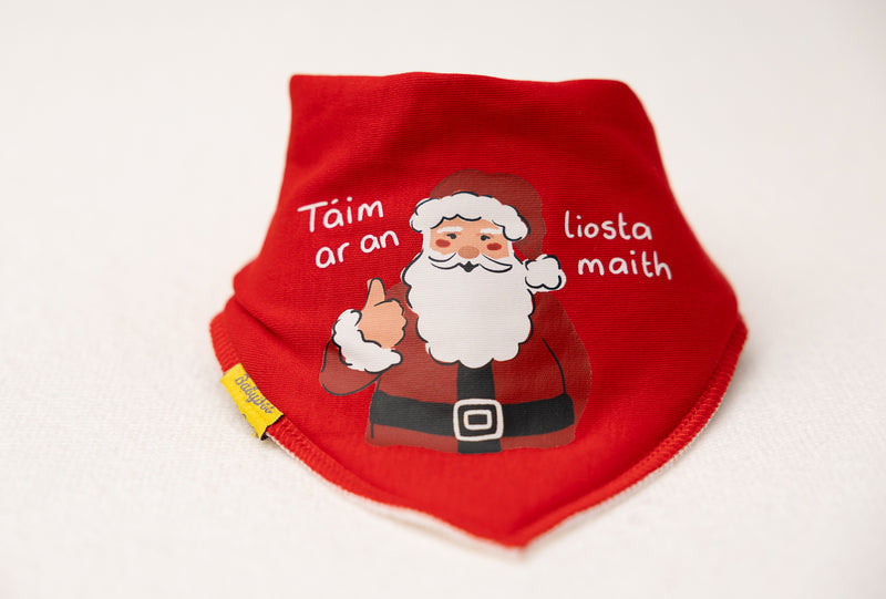 Líosta Maith organic cotton DribbleBoo bandana bib