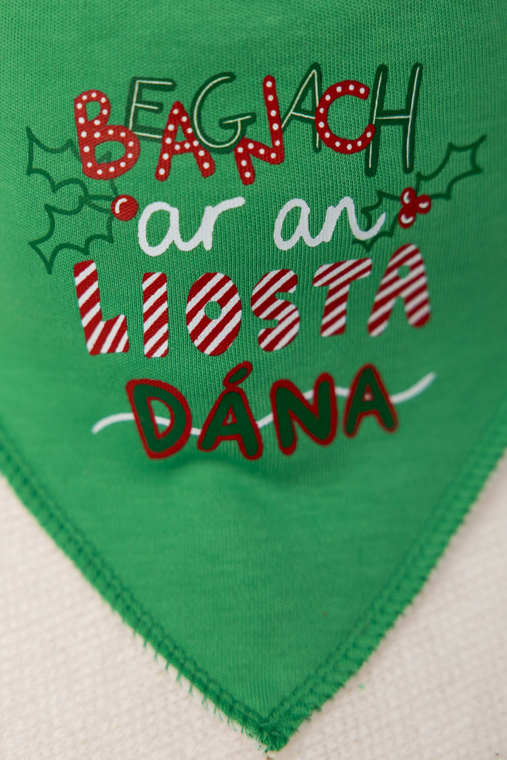 Líosta Dána organic cotton DribbleBoo bandana bib