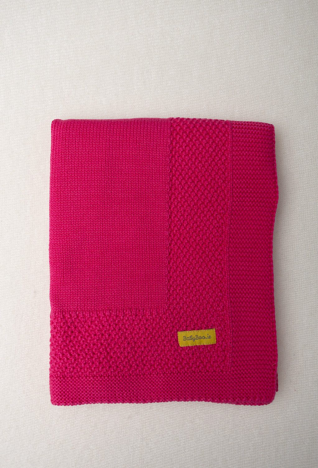 Organic cotton beautiful cerise pink BlankieBoo