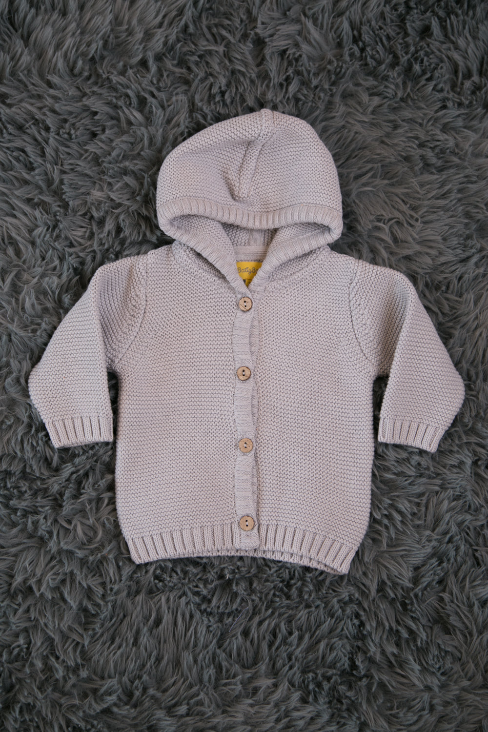 Cute Bunny Organic Cotton Zipped Cardigan