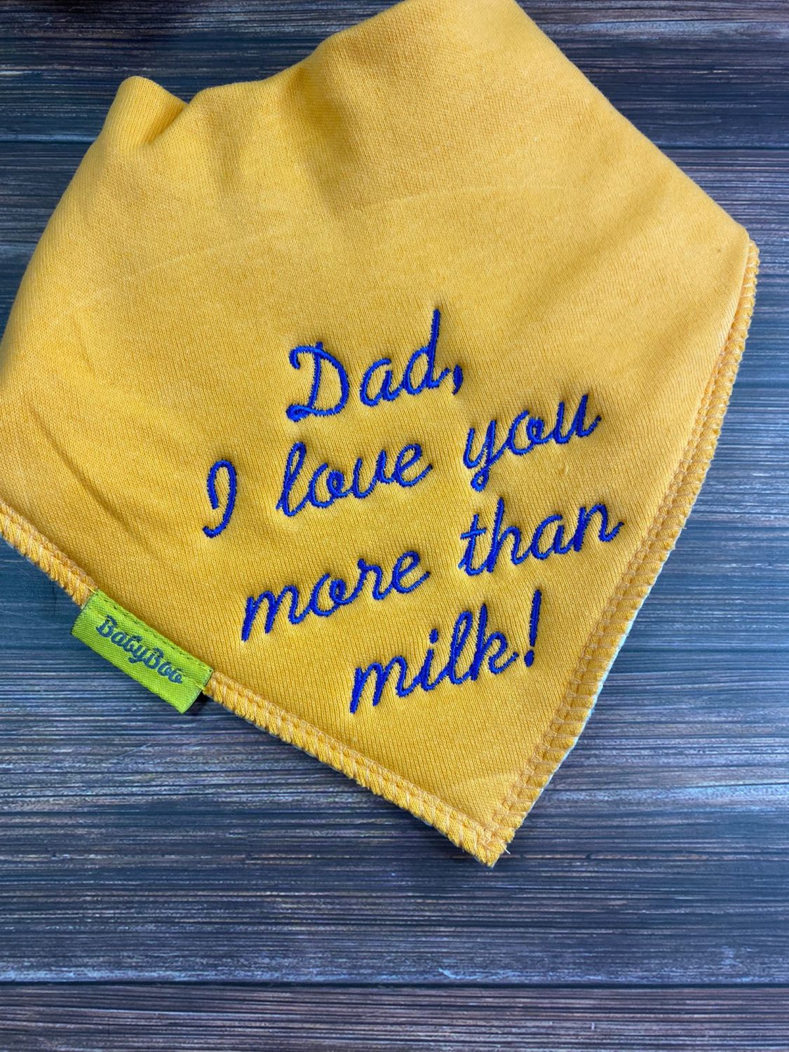 More than milk organic cotton bandana bib