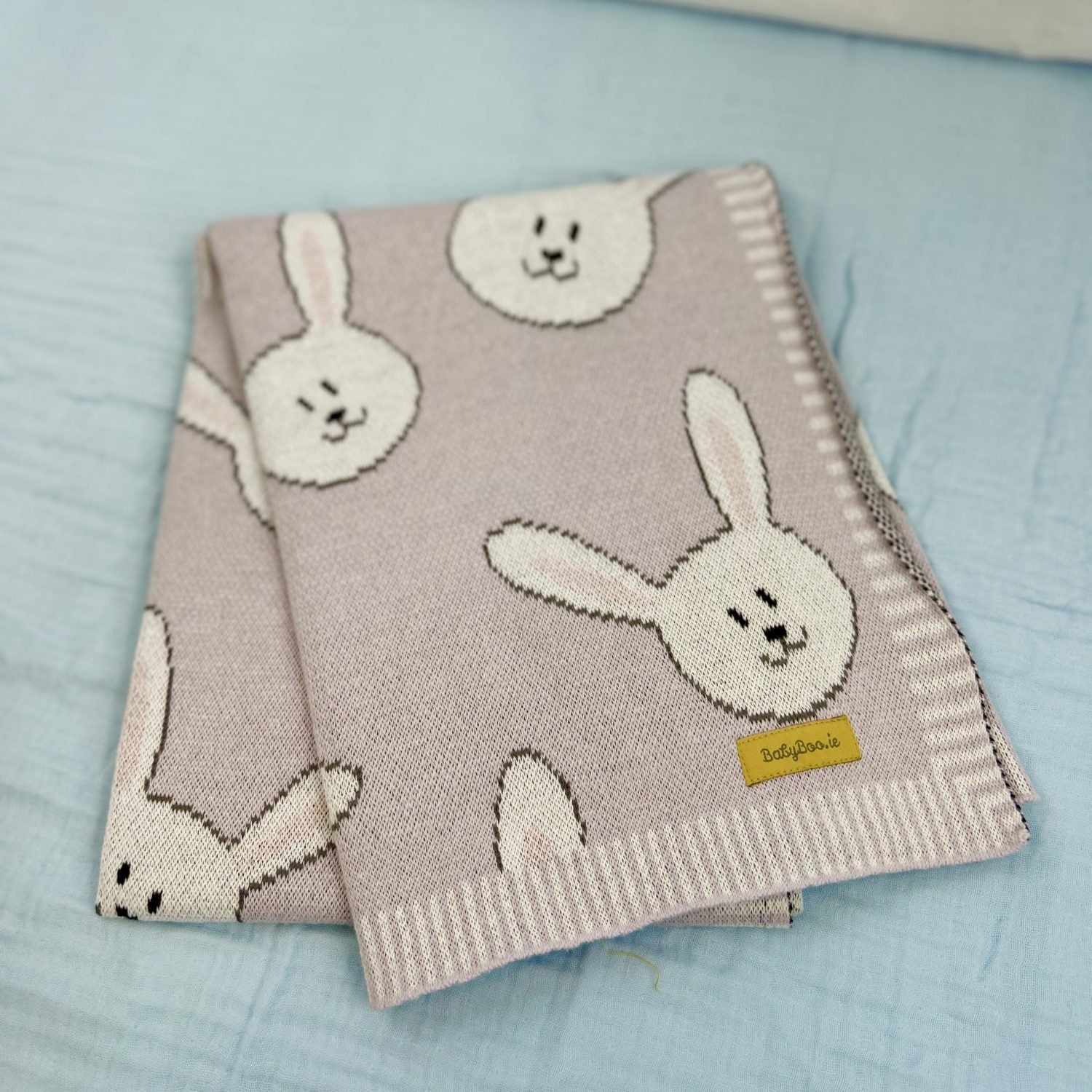 Organic cotton Bunnies BlankieBoo