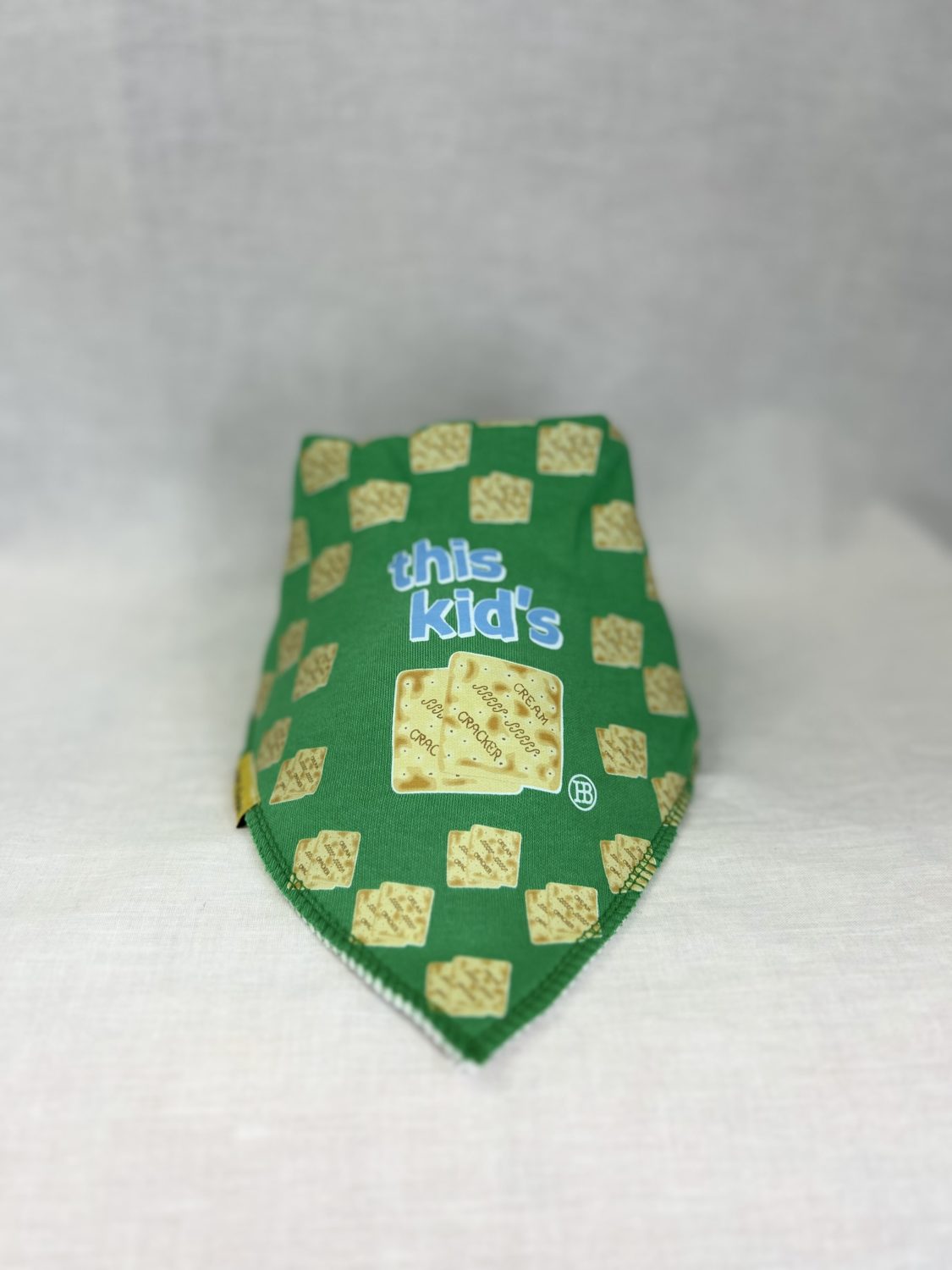 Kid's Crackers organic cotton DribbleBoo bandana bib