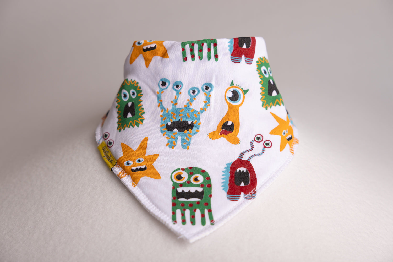 Cosmic cuties organic cotton DribbleBoo bandana bib