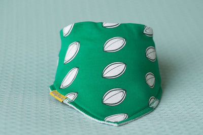 Irish Rugby organic cotton DribbleBoo bandana bib