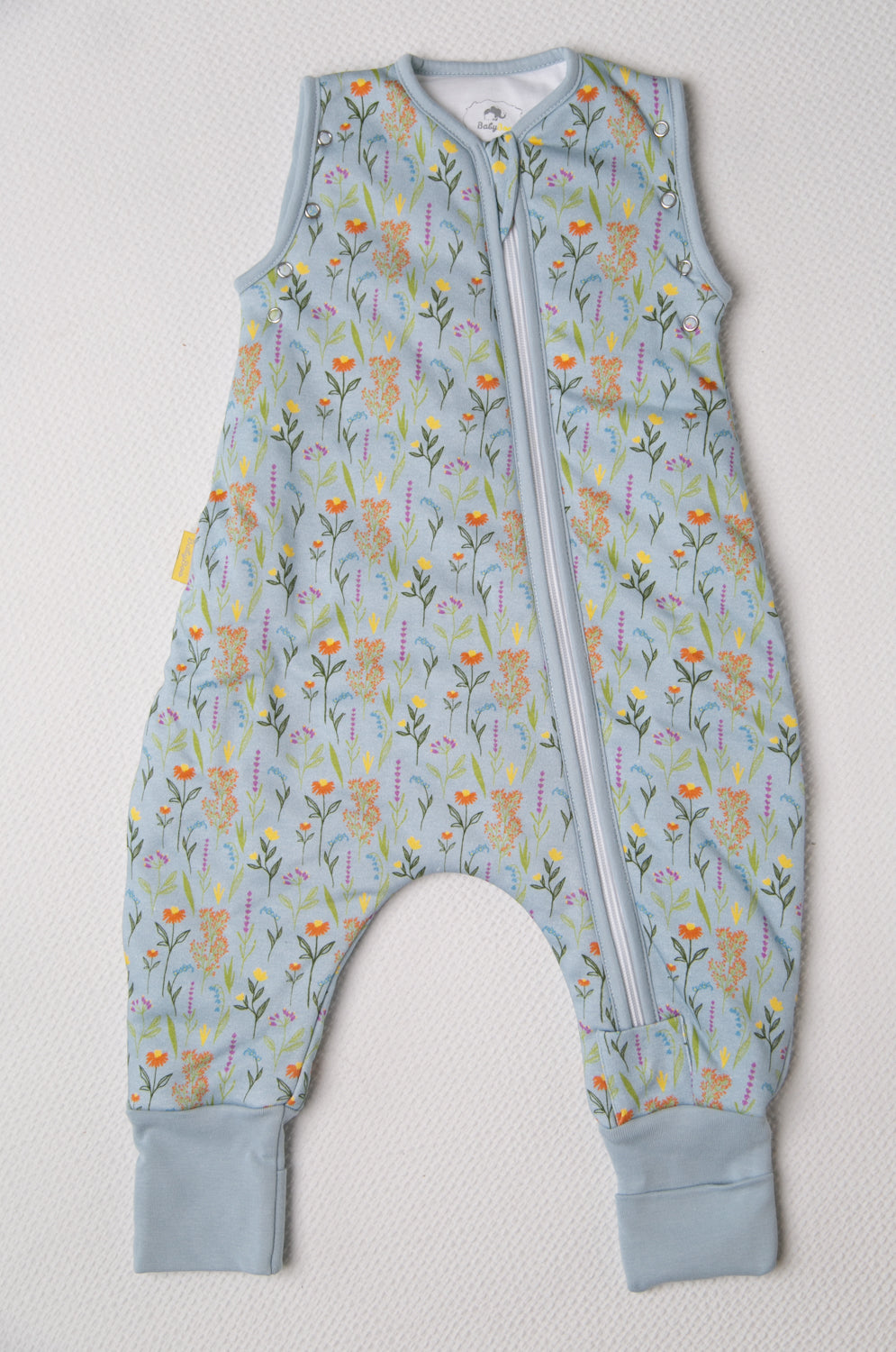 Wildflowers organic cotton SnuggleBoo sleepsuit (1 tog)