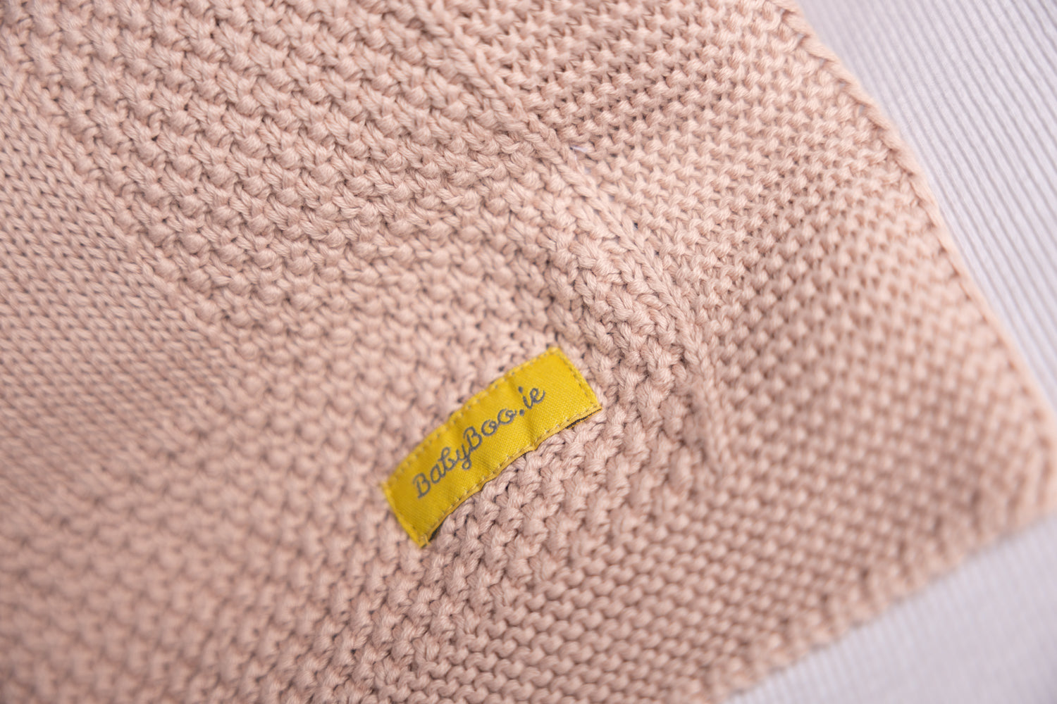 Organic cotton beautiful biscuit (Pink Beige) BlankieBoo