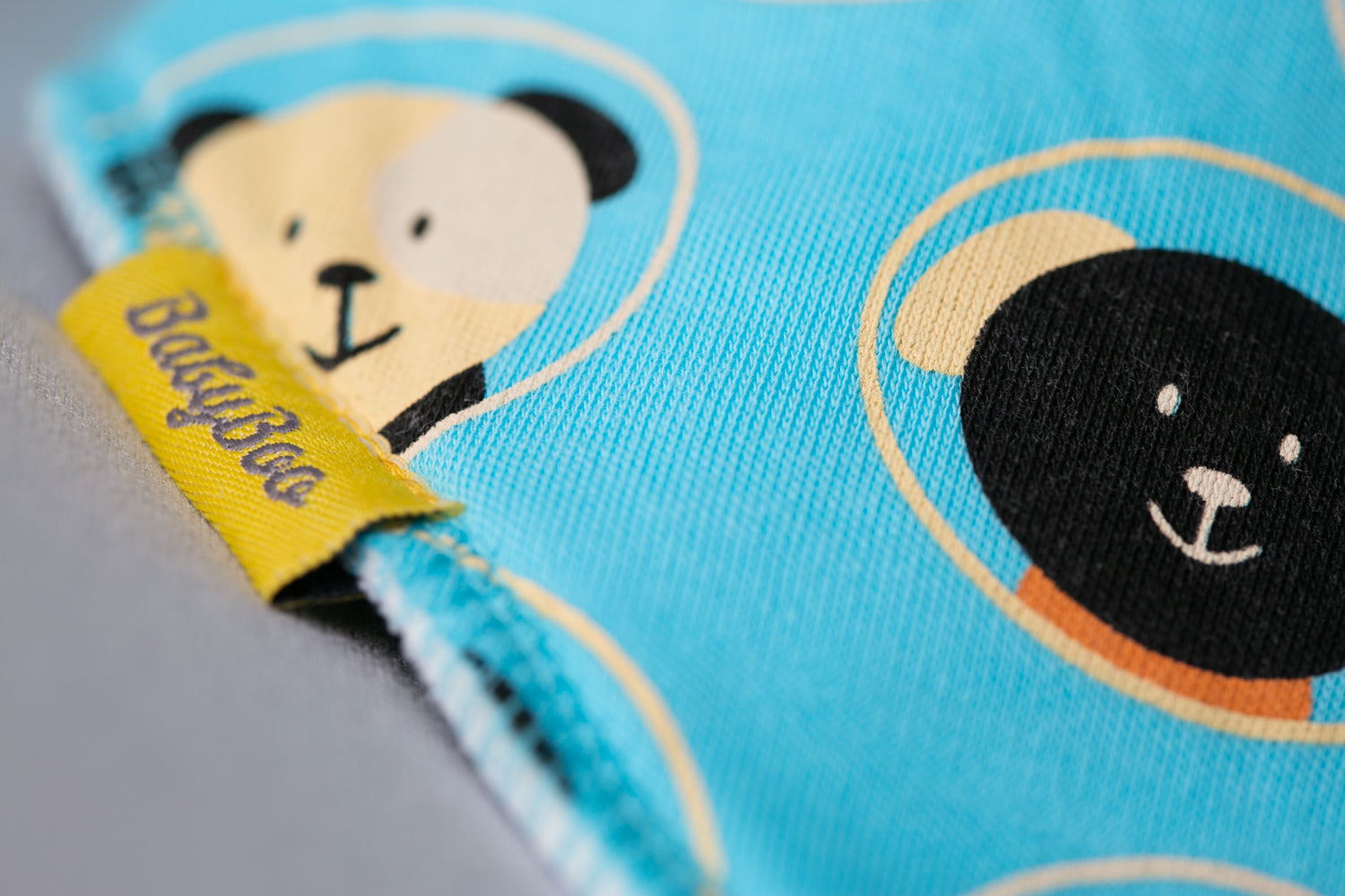 Space dogs organic cotton DribbleBoo bandana bib