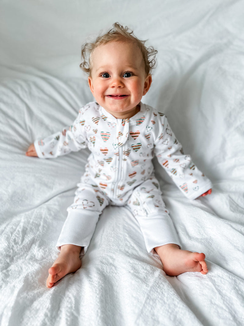 Grá d'Éirinn organic cotton ZippyBoo suit