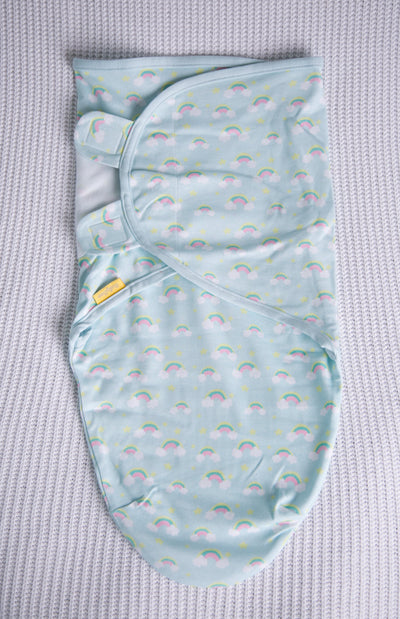 Rainbows organic cotton SwaddleBoo