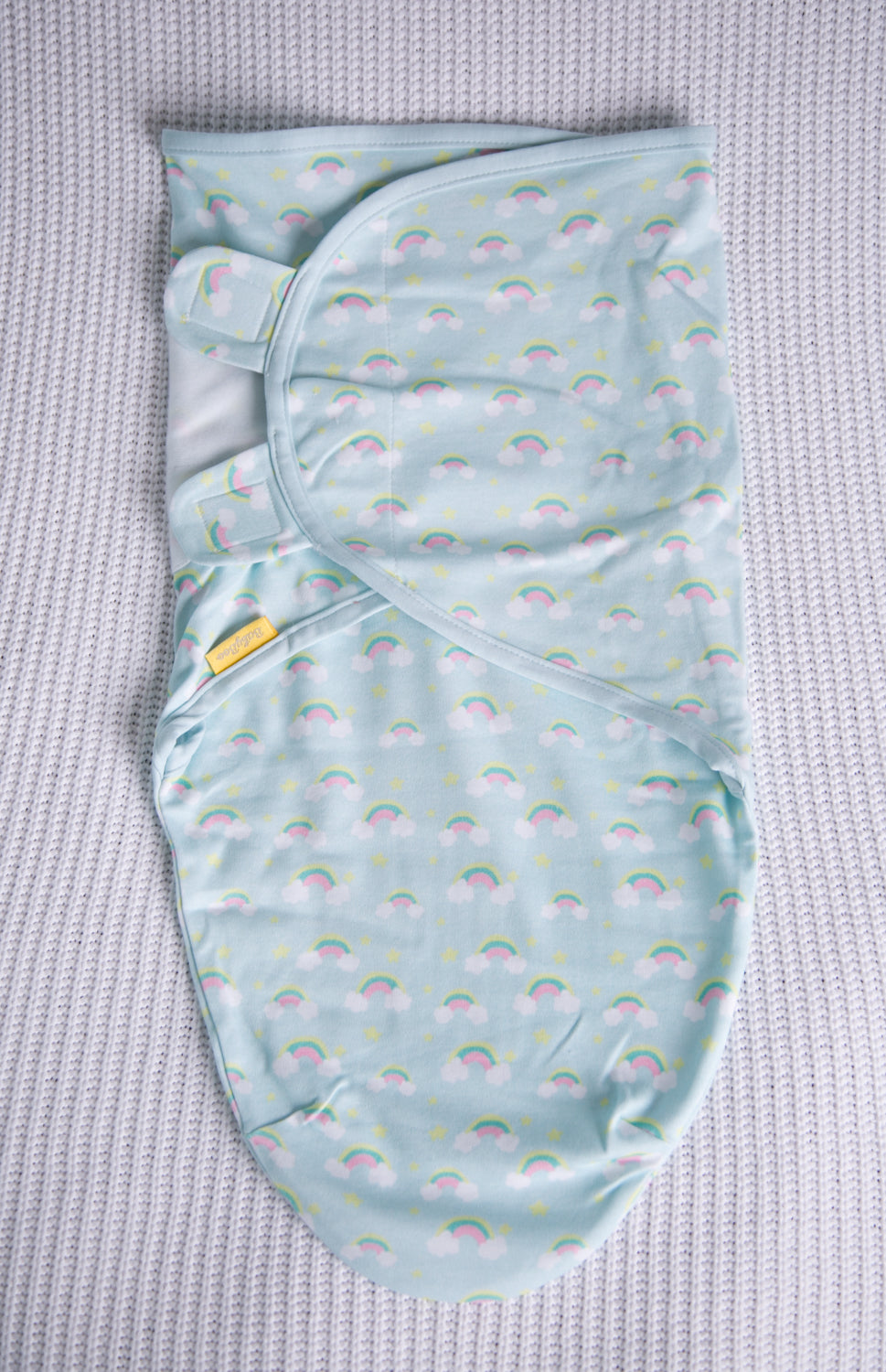 Rainbows organic cotton SwaddleBoo