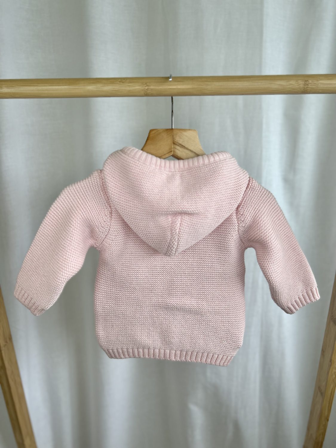 Baby Pink organic cotton hoodie