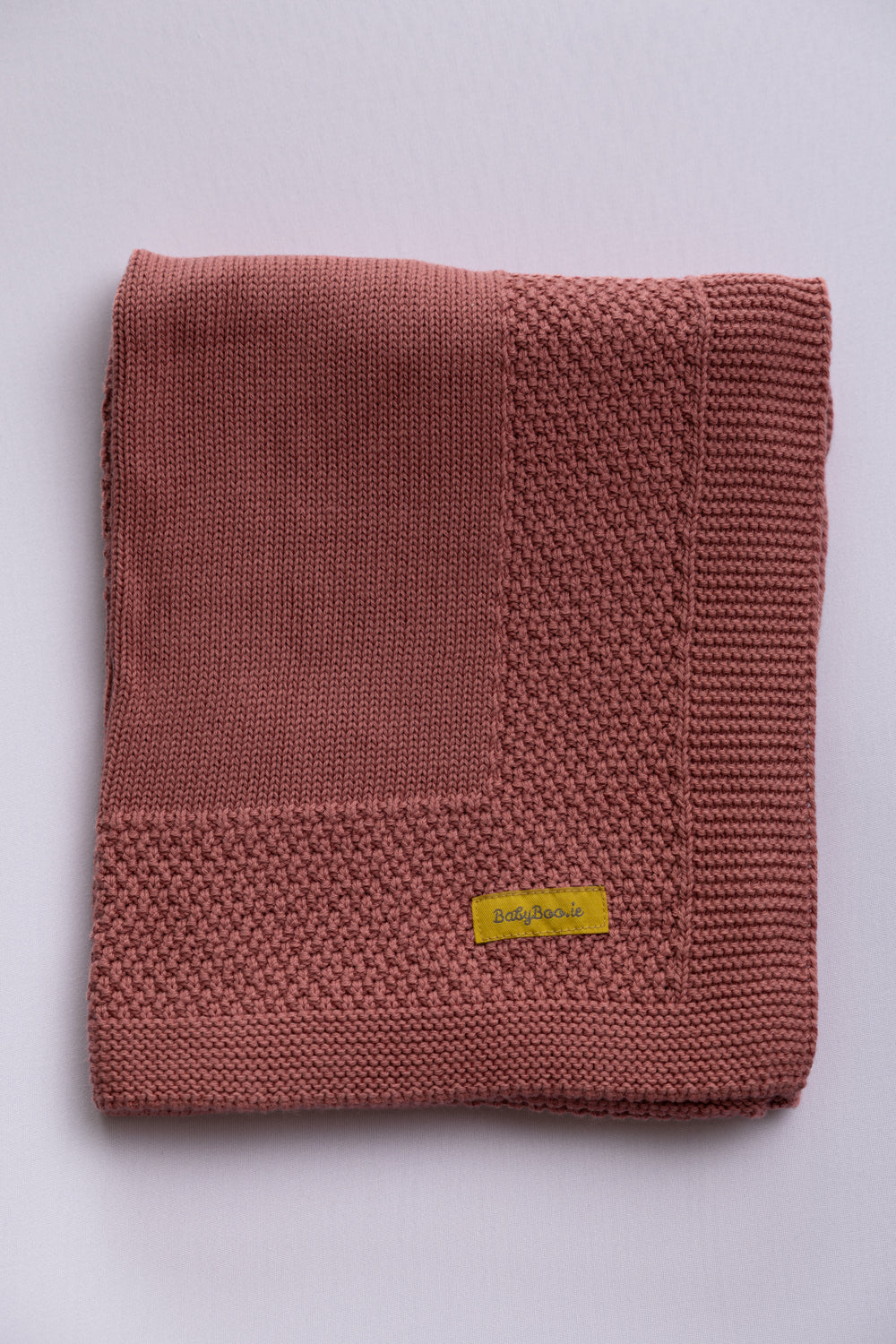 Large Cursive Personalised Organic Cotton BlankieBoo baby blanket