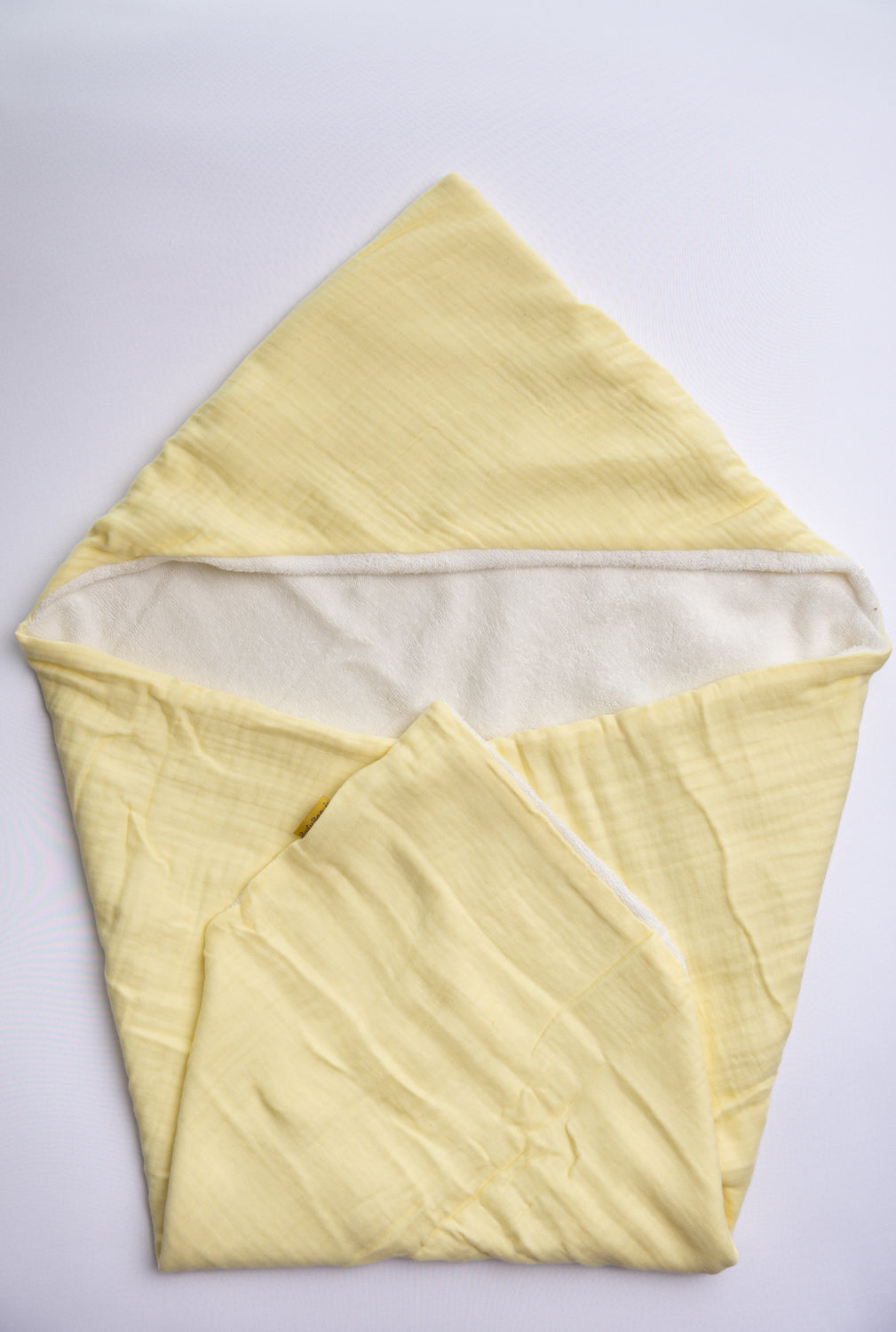 Lemon organic cotton hooded towel