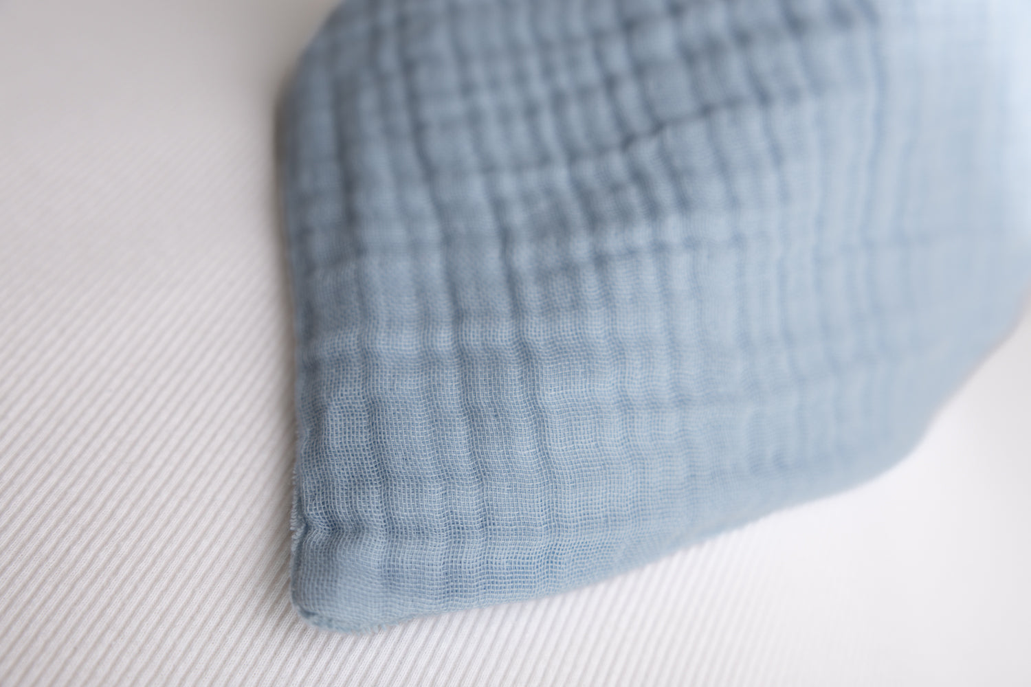 Baby Blue Organic Cotton Biblin