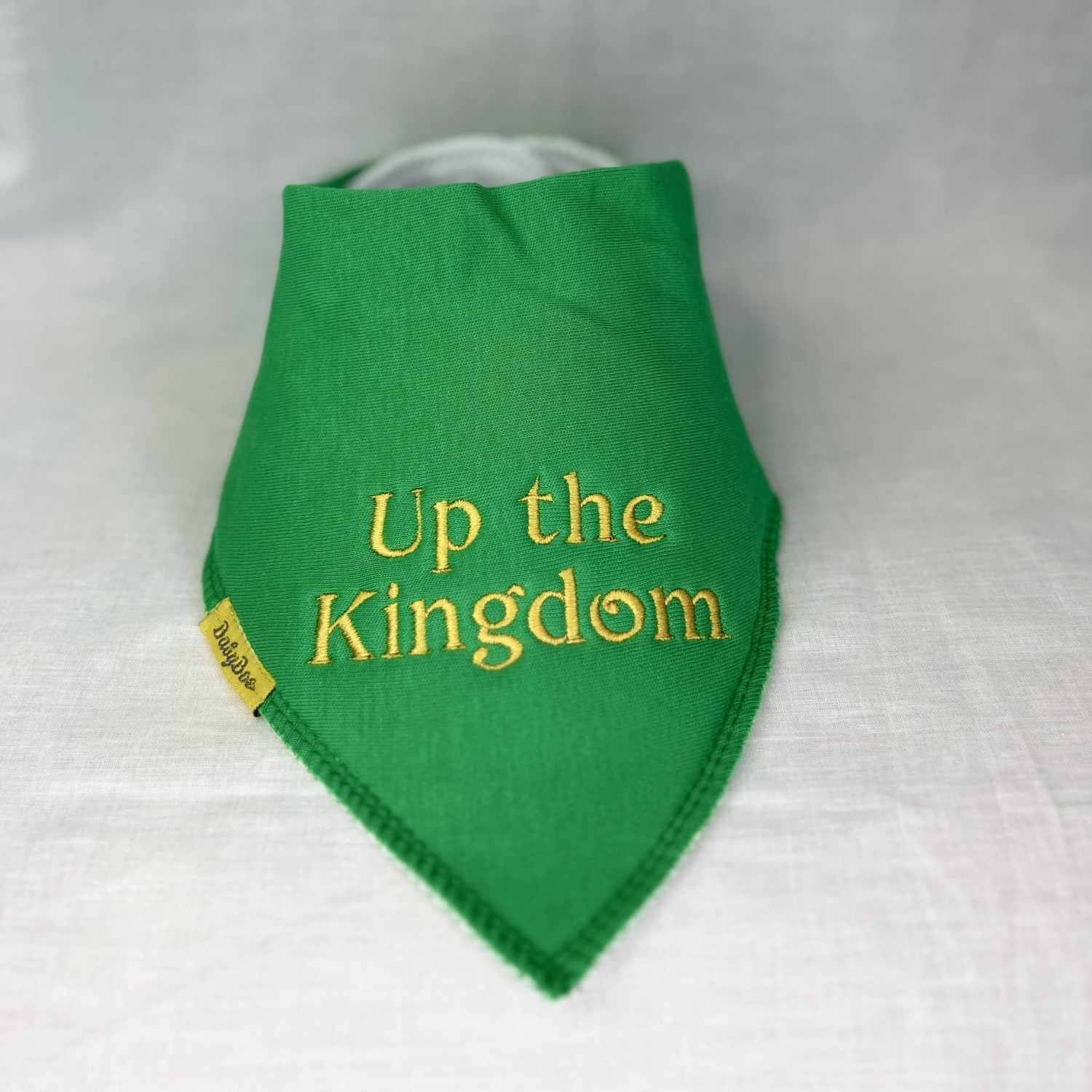 Up the Kingdom Supporter Organic Cotton DribbleBoo bandana bib