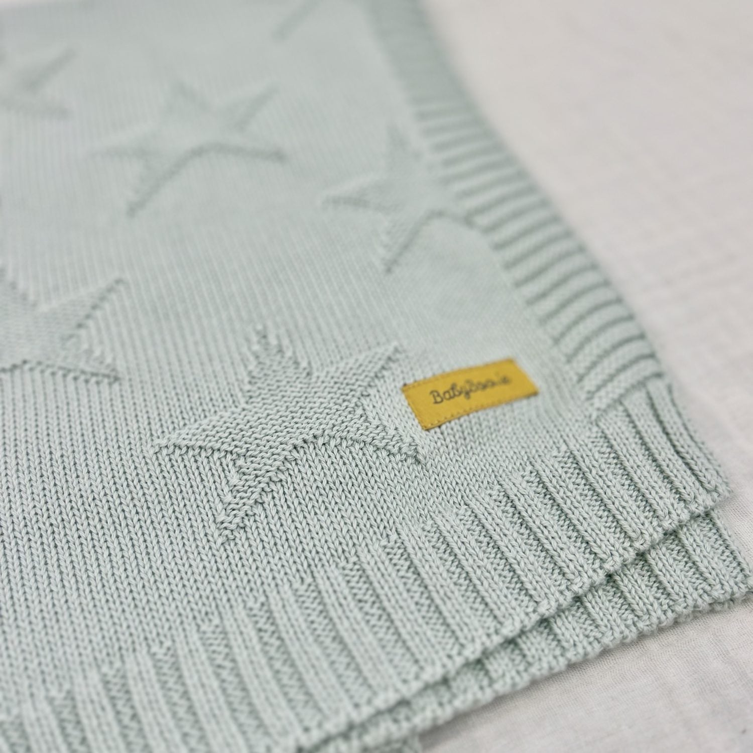 Our little star mint organic cotton BlankieBoo