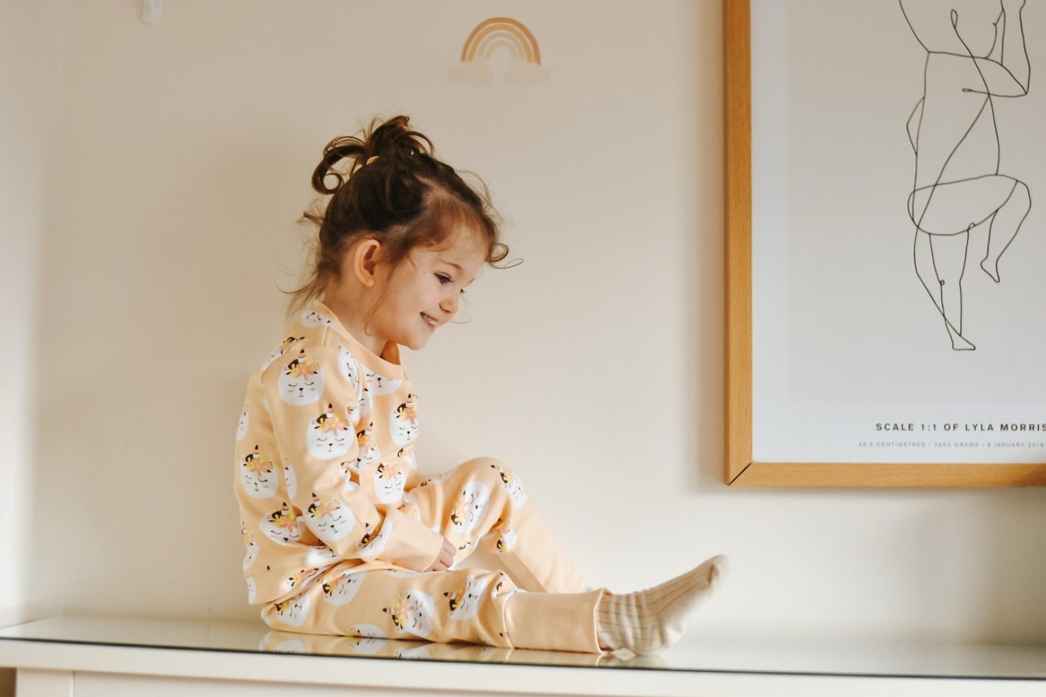 Caticorn organic cotton loungewear set