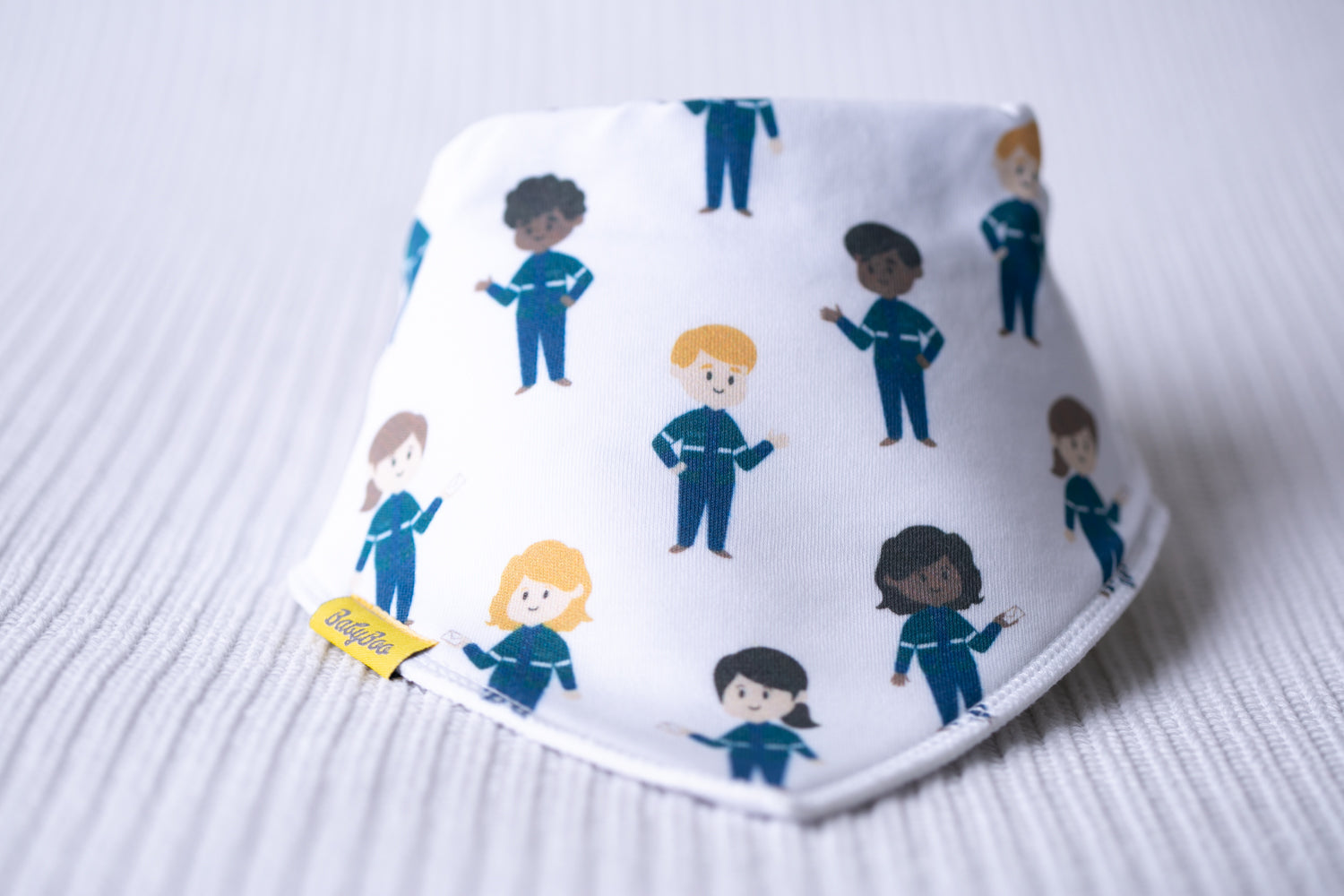 Future postman/postwoman organic cotton DribbleBoo bandana bib