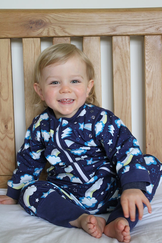 Flash organic cotton SnuggleBoo sleepsuit (2.5 tog)