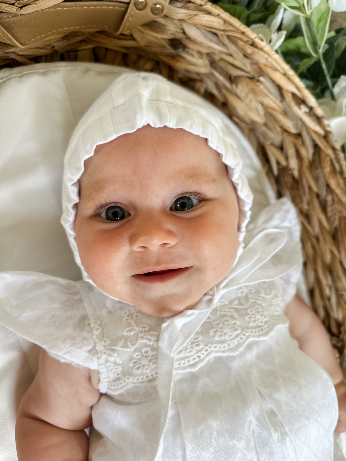 Unisex lattice style bonnet - matches Éimear and Oisín