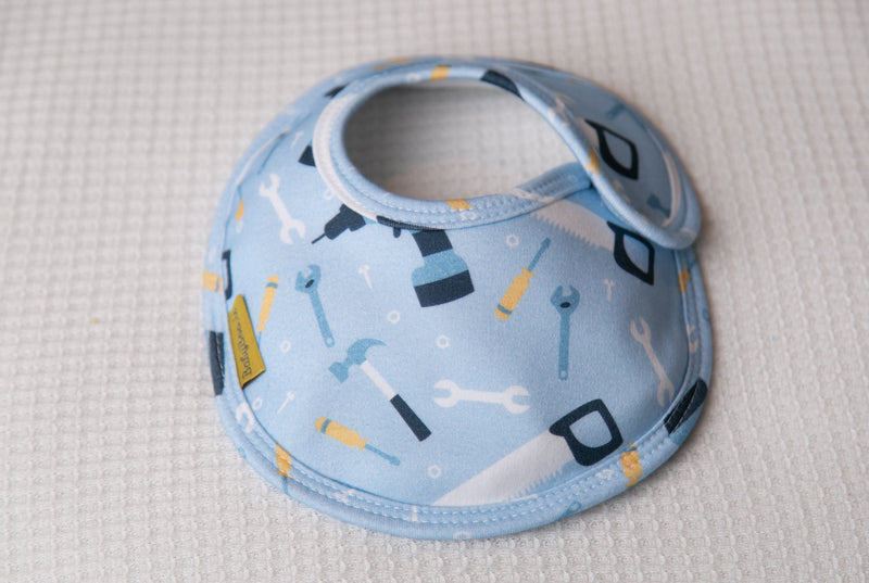 BuilderBoo organic cotton LittleBoo baby bib