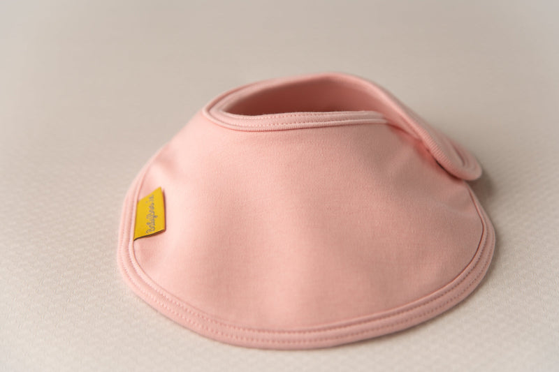 Just Dusty Pink organic cotton LittleBoo baby bib
