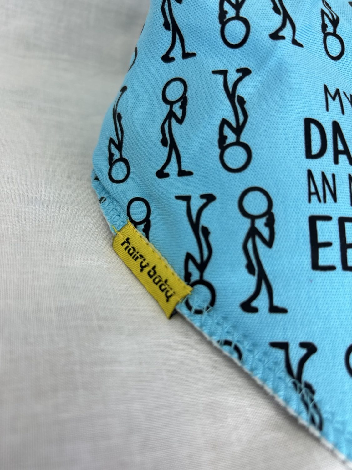 Awful Eejit organic cotton DribbleBoo bandana bib