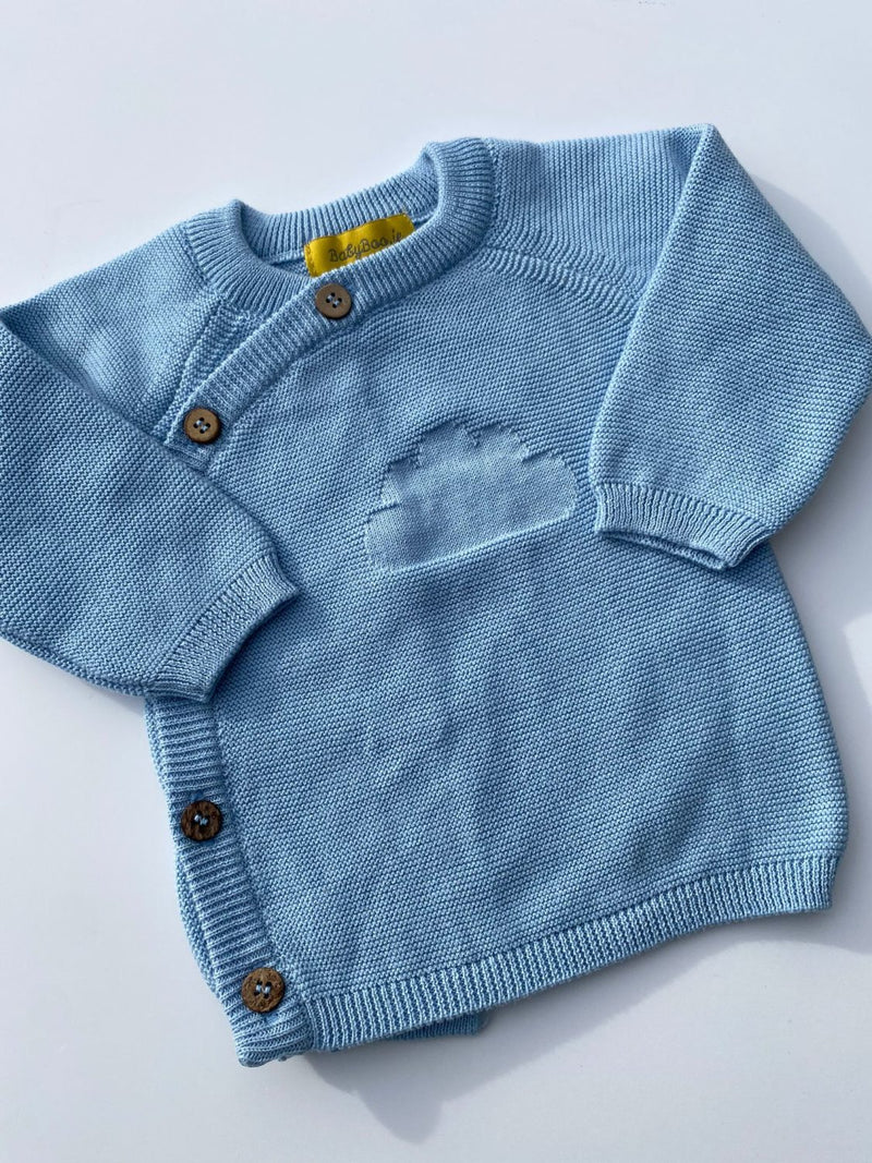 Baby blue cloud Kimono Cardigan