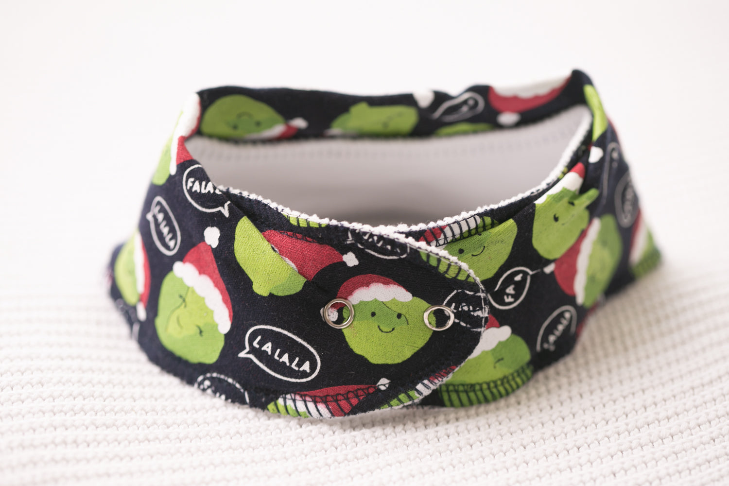 Singing sprouts organic cotton DribbleBoo bandana bib