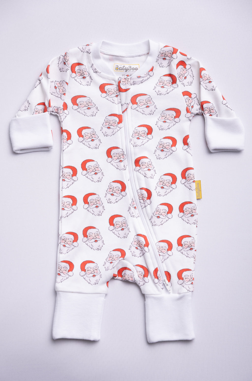 Claus organic cotton ZippyBoo suit