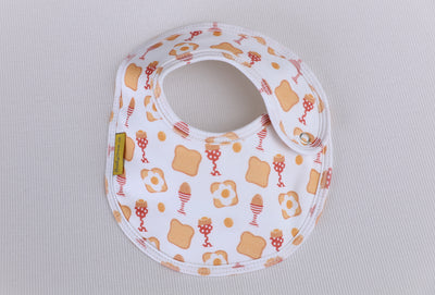 Dippy eggs organic cotton LittleBoo baby bib