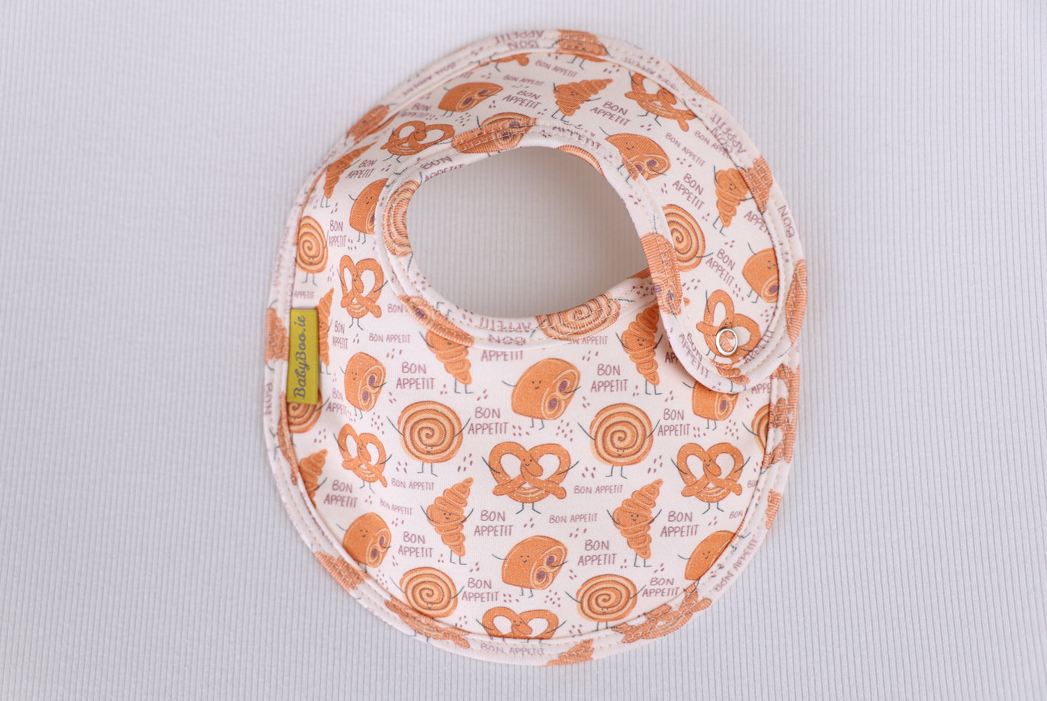 Bonjour bakery organic cotton LittleBoo baby bib