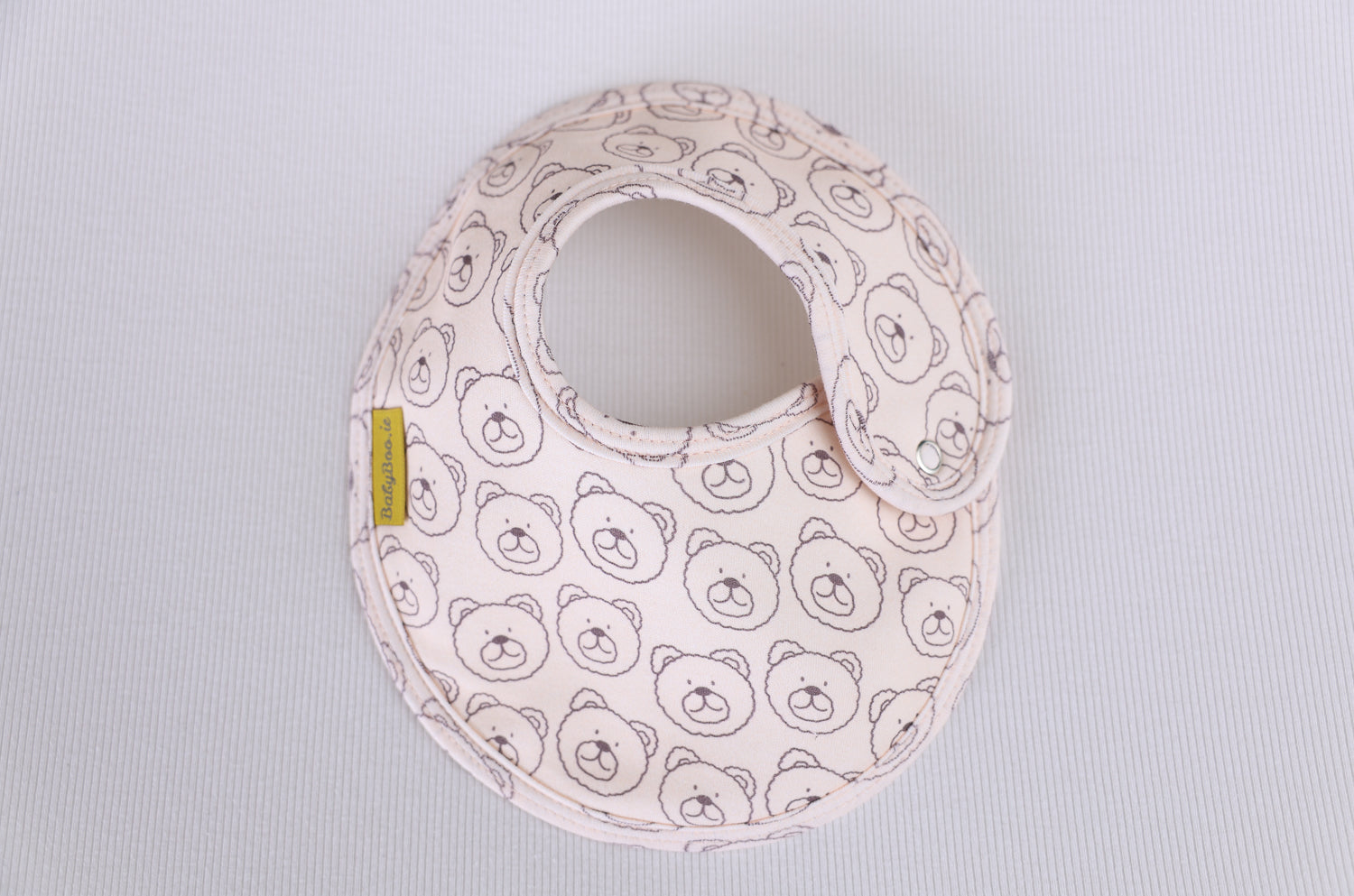 Bear hugs organic cotton LittleBoo baby bib