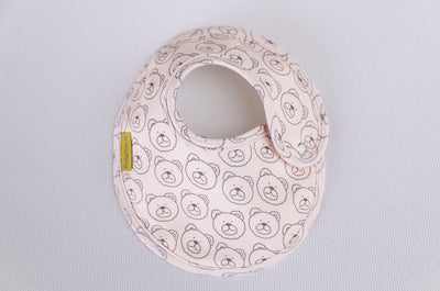 Bear hugs organic cotton LittleBoo baby bib