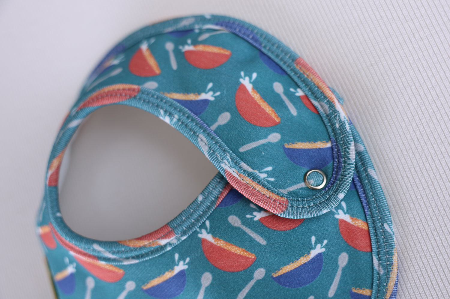 Happy Bowls organic cotton LittleBoo baby bib