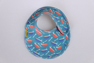 Happy Bowls organic cotton LittleBoo baby bib