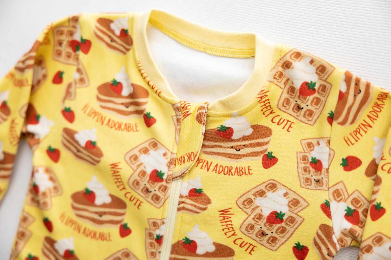 Waffle Club organic cotton ZippyBoo suit