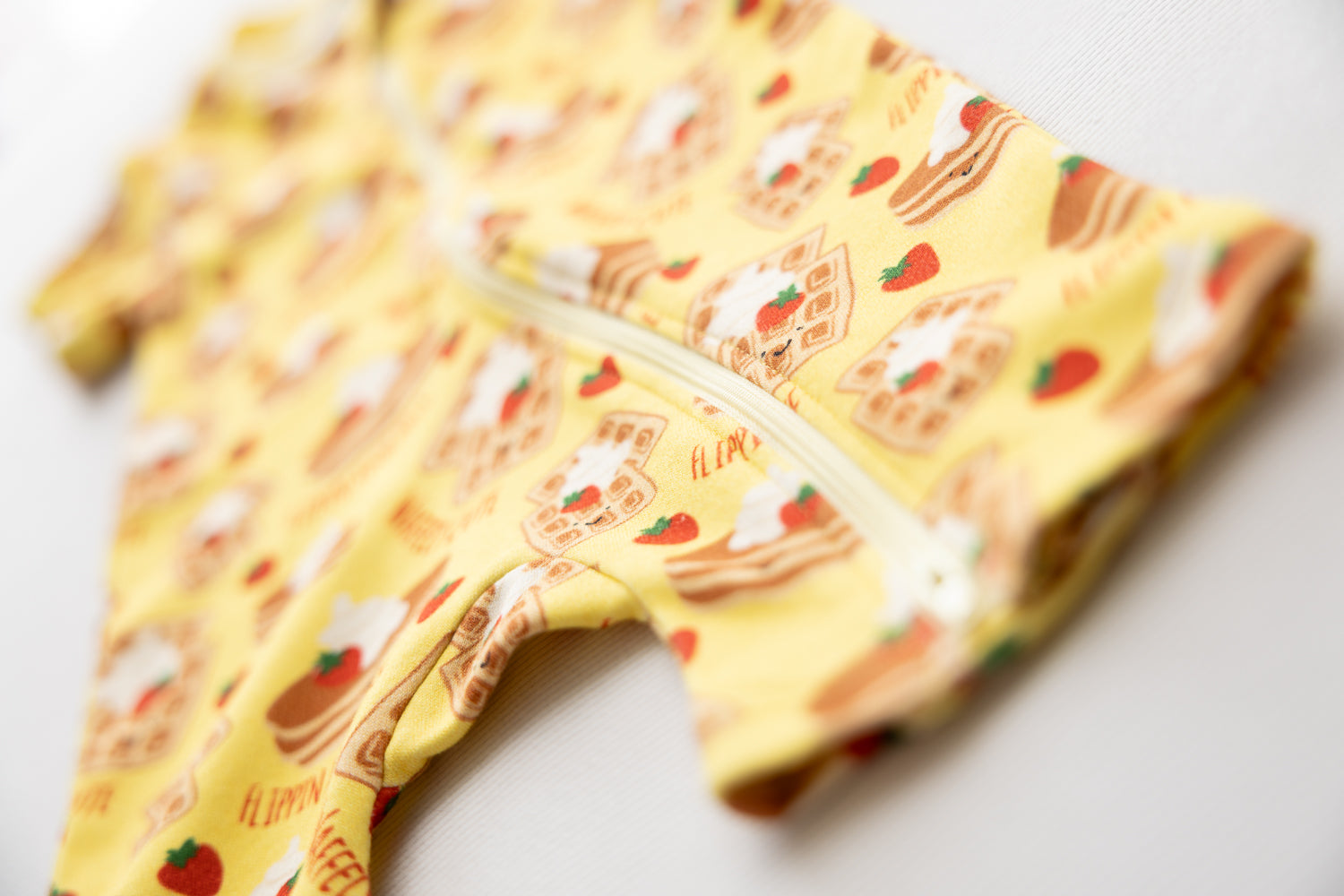 Waffle Club organic cotton ShortieBoo suit