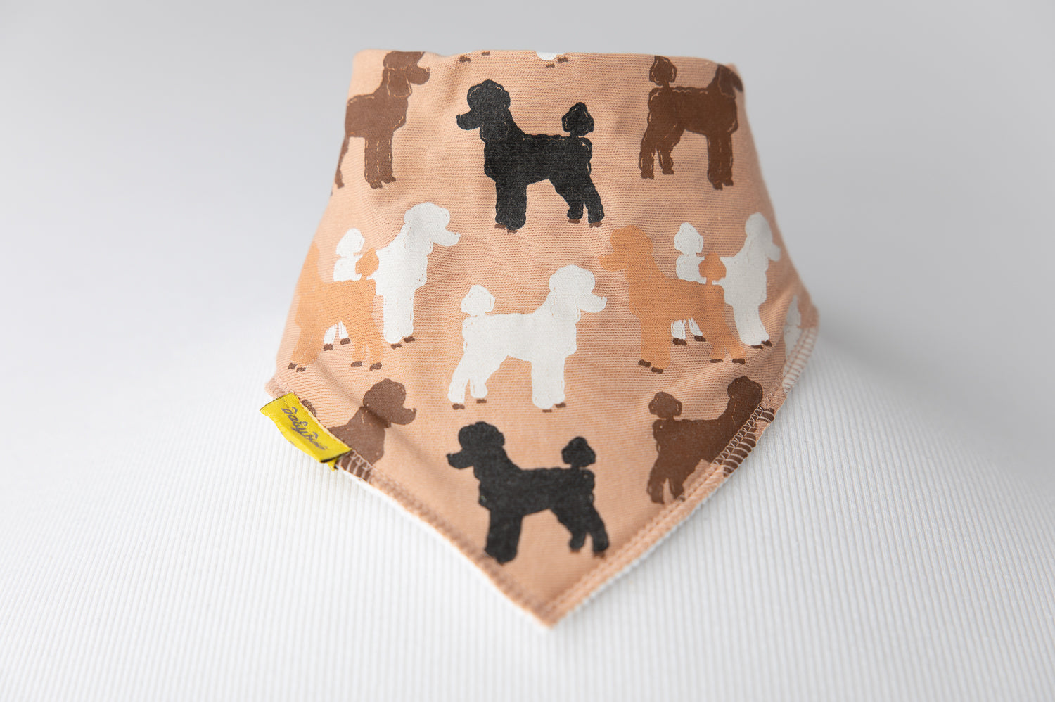 Poodle Parade organic cotton DribbleBoo bandana bib