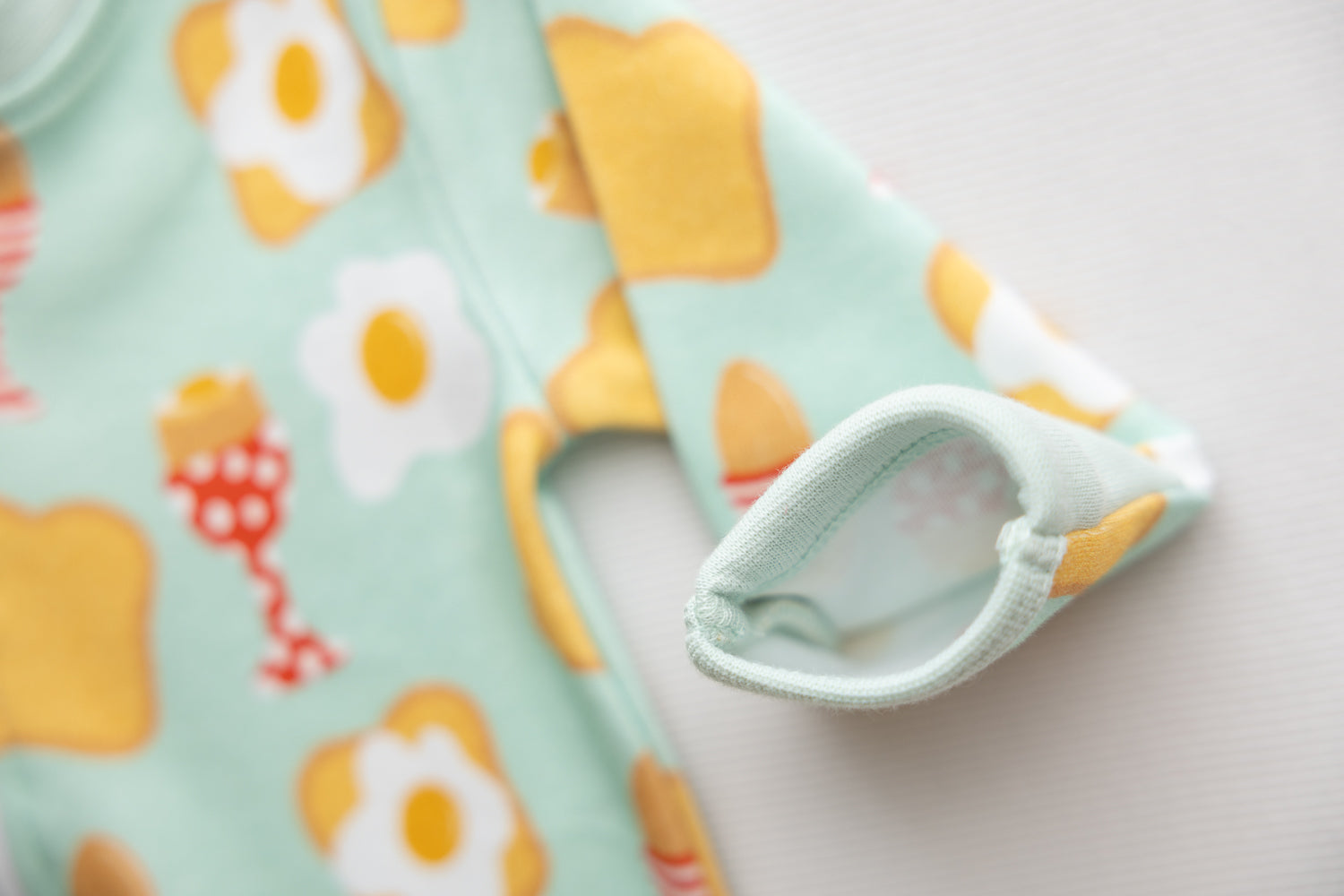 Dippy Eggs organic cotton ZippyBoo suit
