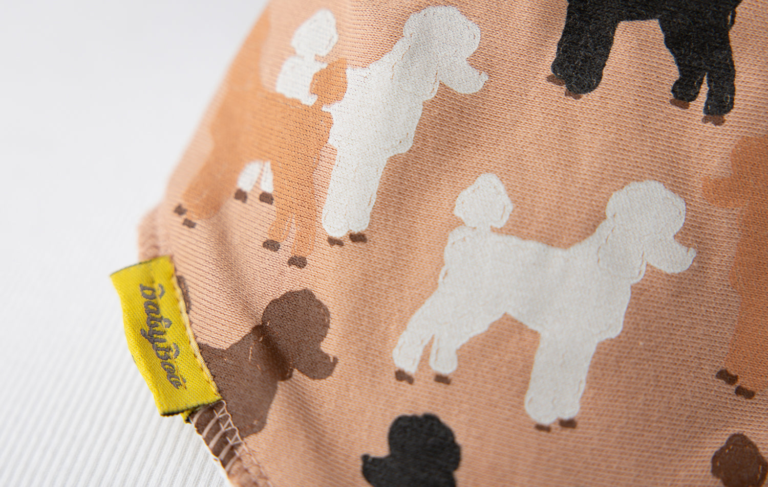 Poodle Parade organic cotton DribbleBoo bandana bib