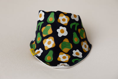 Eggs and Avo Club organic cotton DribbleBoo bandana bib