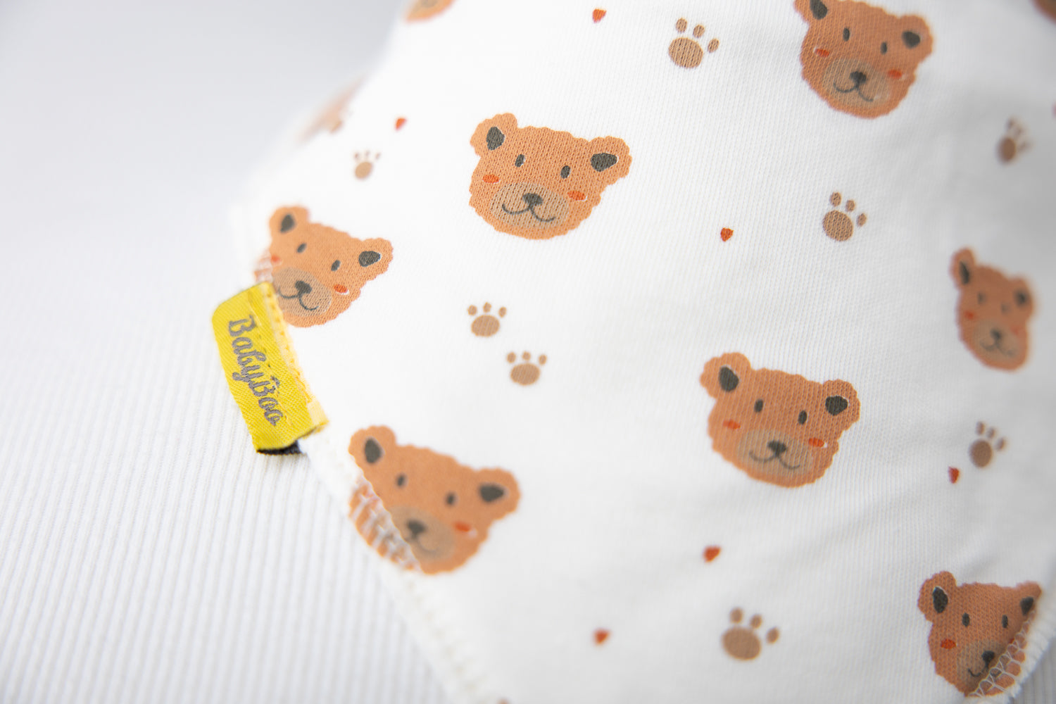 Lovely Teddy Bears Organic Cotton DribbleBoo Bandana bib