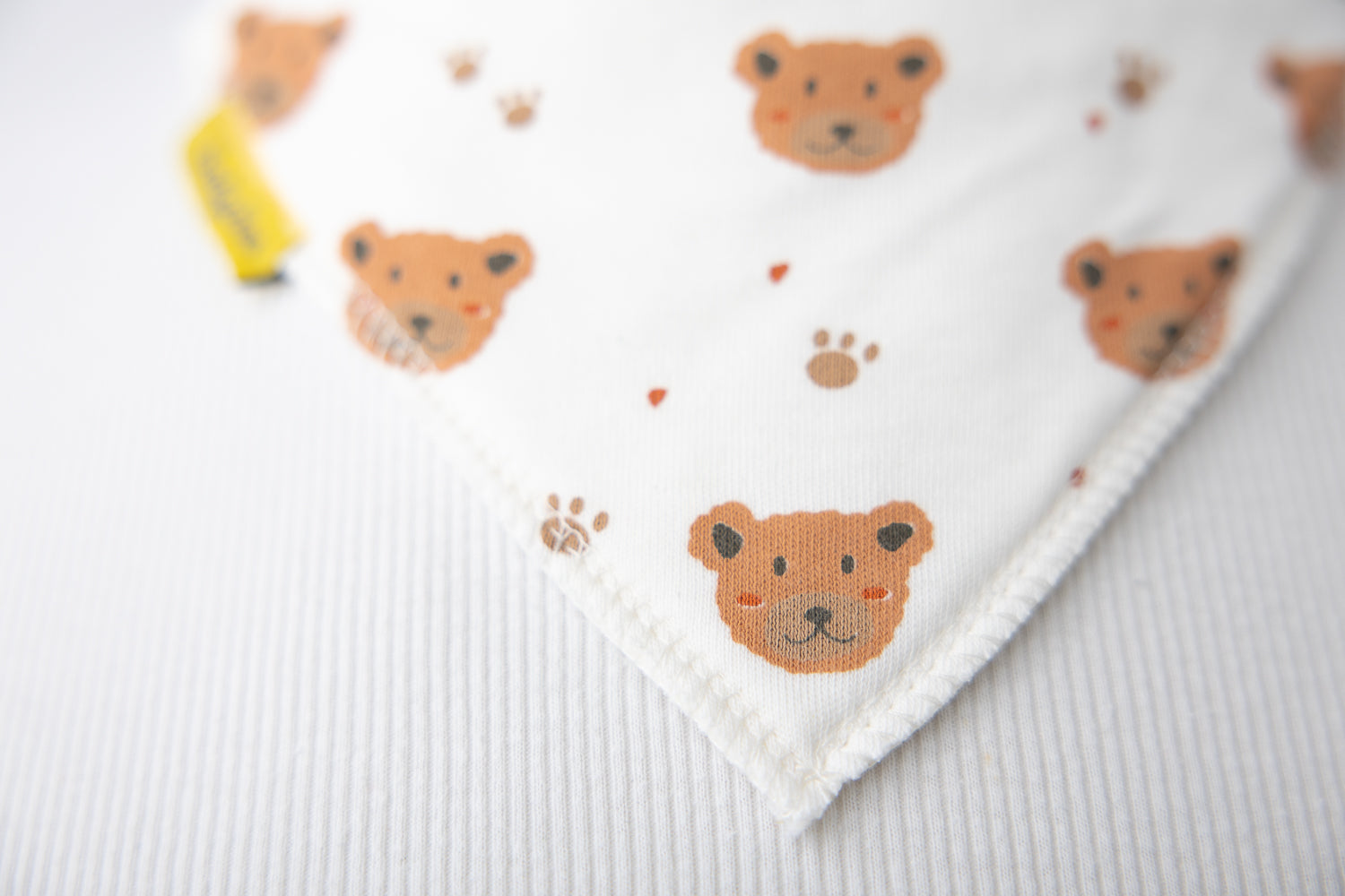 Lovely Teddy Bears Organic Cotton DribbleBoo Bandana bib