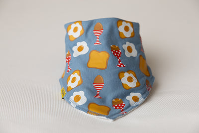 Egg and Soldiers Club organic cotton DribbleBoo bandana bib