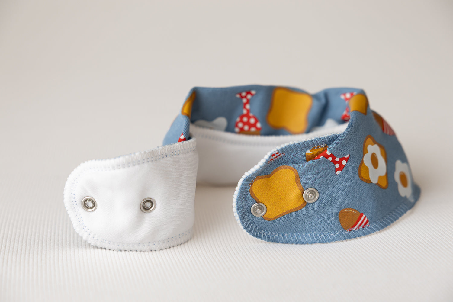 Egg and Soldiers Club organic cotton DribbleBoo bandana bib