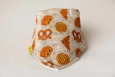 Pastry Club organic cotton DribbleBoo bandana bib
